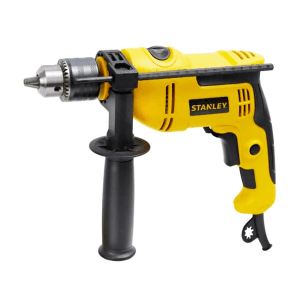 Stanley 13 mm / 550W Impact Hammer Drill Machine For Drilling Metal, Concrete & Wood, SDH550N