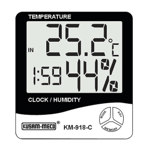 Kusum-Meco -10°C ~ +50°C Digital Thermo Hygrometer, KM-918-C