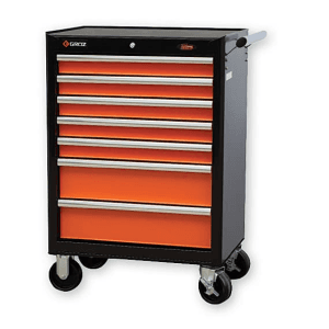 Groz 27 Inch / 7 Drawer Portable Workstation, MTB/7