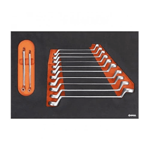 Groz 12 Pcs Ring Spanner Set Series A (Full Size) Tool Assortments, KIT/MOD/19A