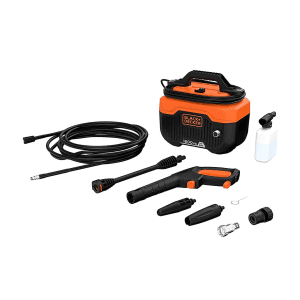 Black+Decker 1300W 110 Bar, 1600 PSI Electric Cold Water Pressure Washer, BEPW1600H-IN