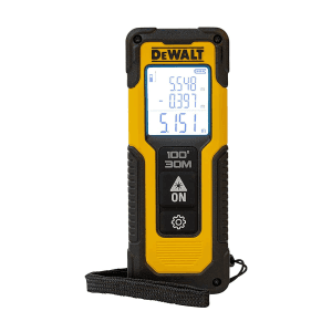 Dewalt 30 Mtr Pocket Laser Distance Measurer For Distance Area & Volume Measurement With Colour Screen, DWHT77100-XJ