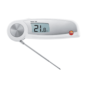 Testo -50 to +250°C Waterproof Food Thermometer with Folding Temperature Sensor, Testo 104