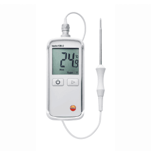 Testo -50 to +300°C Waterproof Digital Food Thermometer With Lockable Probe, Testo 108-2