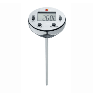 Testo -20 to +230°C Waterproof Mini Probe Thermometer, 05601113