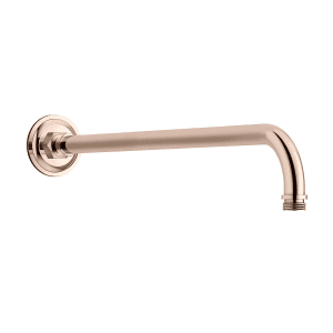 Kohler Mastershower 463 mm Wall Mount Elbow Shower Arm in Brushed Rose Gold Finish, K-16346IN-BRD
