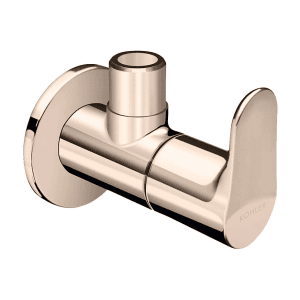 Kohler July G13mm Angle Valve In Brushed Rose Gold Finish (Pack of 2 Pcs), K-16086IN-4-BRD