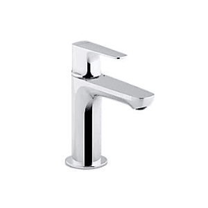 Kohler Aleo+ Single Control Pillar Lavatory Faucet In Polished Chrome Finish, K-72326IN-4-CP