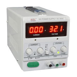 HTC 0 - 30V / 0 - 2A DC Regulated Linear Power Supply, DC-3002