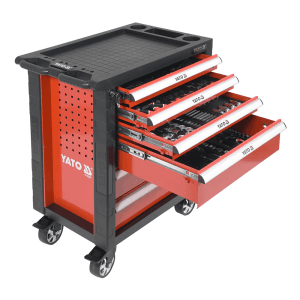 Yato 975 x 765 x 465 mm / 177 Pcs Cabinet Tool Set (6 Drawers), YT-55300