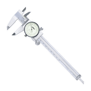 Insize 150 mm / 6 inch Shockproof Dial Caliper with Thumb Roller, 1311-150A