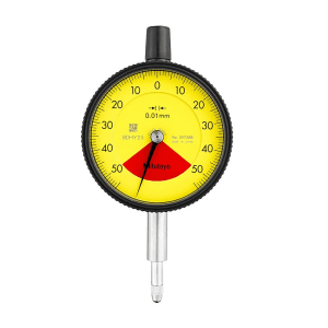 Mitutoyo 0 - 1 mm Lightweight Dial Indicator with Flat Back, 2972AB