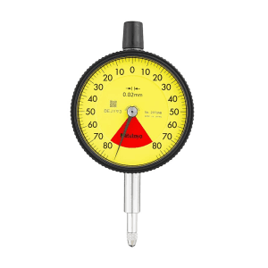 Mitutoyo 0 - 1.6 mm Lightweight Dial Indicator with Flat Back, 2973AB