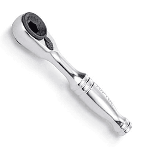 Toptul 1/4 Inch Sq. Drive Mini Reversible Bit Ratchet Handle, CHDV0801