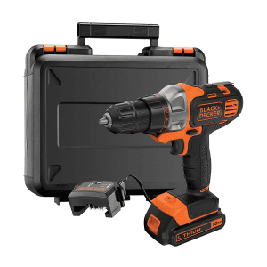 Black+Decker 18V / 10mm Li-ion Cordless Multi-Evo Multitool Starter Kit With Drill Machine Driver Head, MT218K-GB