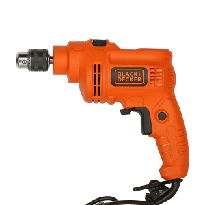 Black+Decker 550W 10mm Single Speed Hammer Drill / Driver, KR5010-IN