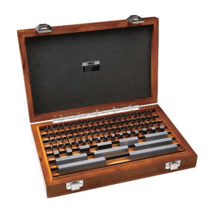 Insize 34 Pcs Steel Gage Block Set (Grade 2), 4100-234