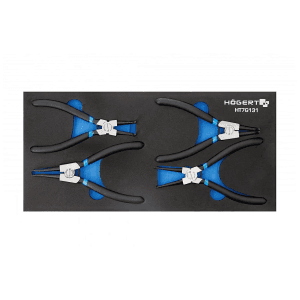 Hogert 4 Pcs Retaining Ring Pliers Set, HT7G131