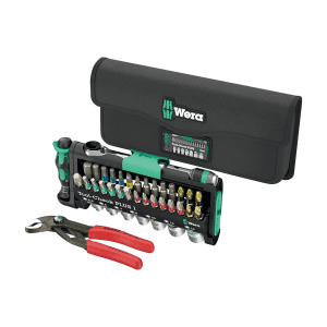 Wera 40 Pcs 1/4 Inch Sq. Drive Tool-Check Combi 1, 05049070001