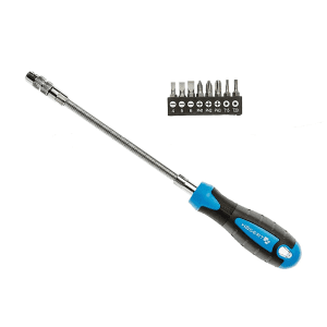 Hogert 1/4 Inch Flexible Screwdriver Bits Set (Pack of 8 Pcs), HT1S090