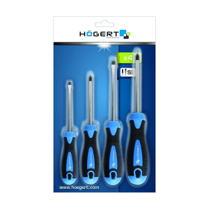 Hogert 4 Pcs Screwdriver Set, HT1S094