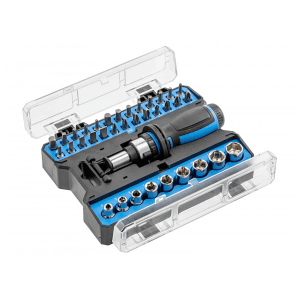 Hogert 1/4 Inch Screwdriver Bits & Sockets Set (Pack of 36 Pcs), HT1S101