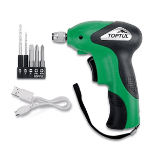 Toptul 1/4 Inch / 6.4V Li-Ion Cordless Screwdriver, KPDB0805