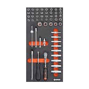 Groz 53 Pcs Series C (1/3 Size) Tool Assortments, KIT/MOD/8C