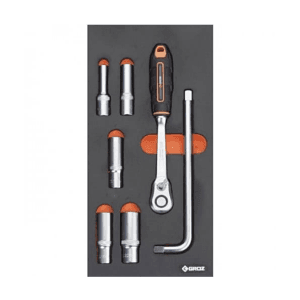 Groz 7 Pcs Series C (1/3 Size) Tool Assortments, KIT/MOD/21C