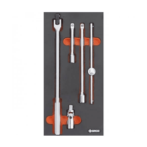Groz 5 Pcs Series C (1/3 Size) Tool Assortments, KIT/MOD/24C
