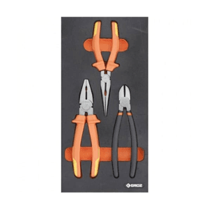 Groz 3 Pcs Pliers Set Series C (1/3 Size) Tool Assortments, KIT/MOD/27C