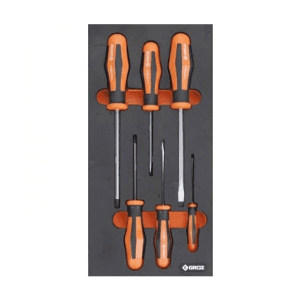 Groz 5 Pcs Screwdrivers Set Series C (1/3 Size) Tool Assortments, KIT/MOD/28C