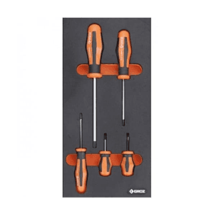 Groz 5 Pcs Screwdrivers Set Series C (1/3 Size) Tool Assortments, KIT/MOD/29C