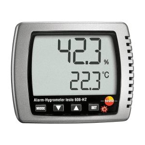 Testo -10 to +70°C Digital Thermo Hygrometer with LED Alarm, Testo 608-H2