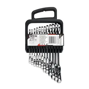 Yato 12 Pcs Combination Ratchet Spanner Set, YT-16968