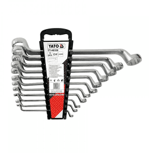 Yato 11 Pcs, (6 x 7 mm - 30 x 32 mm) Double Ring Spanner Set, YT-48188