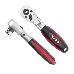 Yato 10mm / 1/4 Inch Sq Drive Ratchet Handle, YT-0330