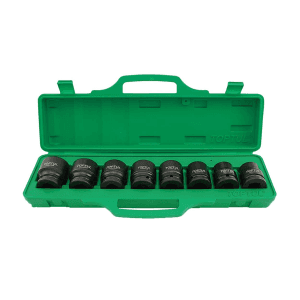 Toptul 8 Pcs 3/4 Inch Sq. Drive 6 Pt Flank Impact Socket Set, GDAI0802