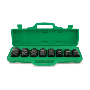 Toptul 8 Pcs 3/4 Inch Sq. Drive 6 Pt Flank Deep Impact Socket Set, GDAI0804