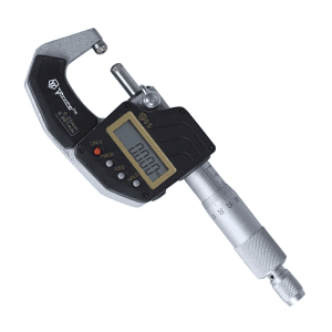 Yuzuki 0 - 25 mm Single Ball Electronic Micrometer (Spherical Anvils), EM025IP65SB