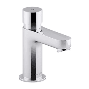 Kohler July Soft Press Auto Closing Faucet In Polished Chrome Finish, K-20747IN-8-CP