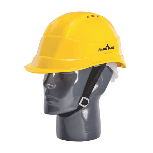 Alko Plus ISI Marked Ventilation Safety Helmet with Six-point Plastic Suspension & Slip Fit Adjustment, APS 121