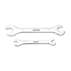 Groz 12 Pcs Double Ended Open Spanners Set, DOSS/SF/12/ST