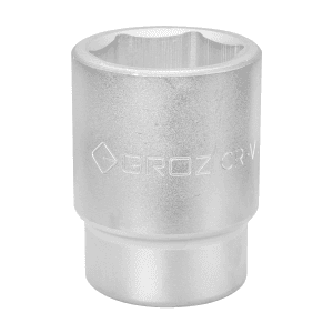 Groz 65 mm / 1 Square Drive Hex Sockets, SKT/H/0-1/65/MT