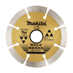 Makita 4 inch / 105 mm Diamond Wheel for Concrete & Stone, D-71009