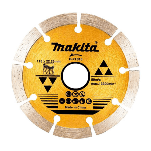 Makita 4-1/2 inch / 115 mm Diamond Wheel for Concrete & Stone, D-71015