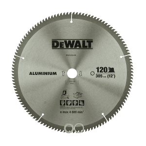 Dewalt 12 inch / 305 mm Circular Saw Blade For Cutting Aluminium (120 Teeth), DW03245-IN