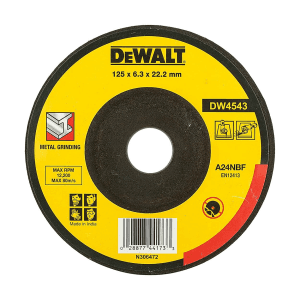 Dewalt 125 x 6 x 22.2 mm DCD Grinding wheel, DW4543