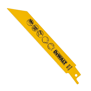 Dewalt 152 mm Bi-Metal Reciprocating Saw Blades-For Fast Cuts In Metal, DT2361-QZ