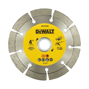 Dewalt 4 inch / 110 mm Segmented Diamond Marble Cutting Blade, DW47402M-IN